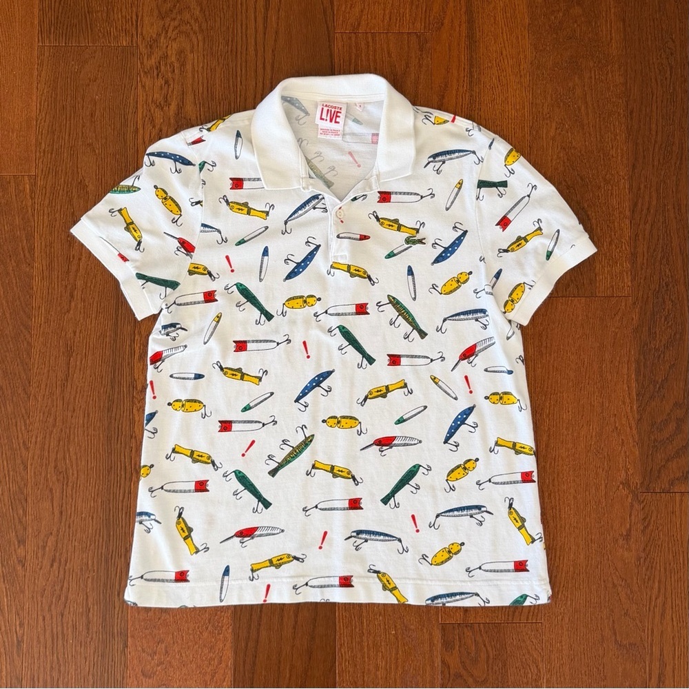 Lacoste Live Fishing Lure Polo Russell Westbrook NBA Shirt 5 France